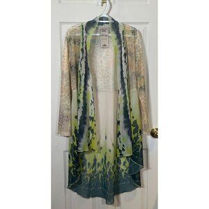 Boutique Large Vintage Concept Lightweight Kimono Longline Cardigan Jacket